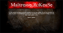 Desktop Screenshot of maitresserokeuse.com